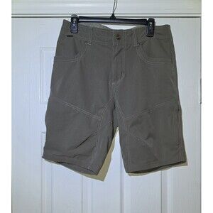 KUHL Silencr Short Men Sz 32 Storm Khaki Outdoor Gorpcore Hiking Biking